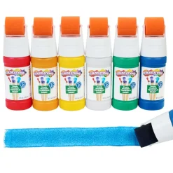 Colorations® Paraben-Free Simply Washable Tempera Paint Roller Set, 6 Colors