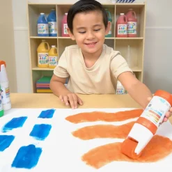 Colorations® Paraben-Free Simply Washable Tempera Paint Roller Set, 6 Colors