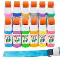 Colorations® Paraben-Free Simply Washable Tempera Paint Roller Set, 12 Colors