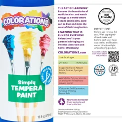 Colorations® Paraben-Free Simply Tempera - 16oz Green
