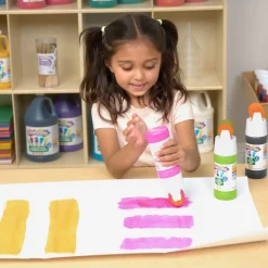 Colorations® Paraben-Free Simply Washable Tempera Paint Roller Set, 6 Colors