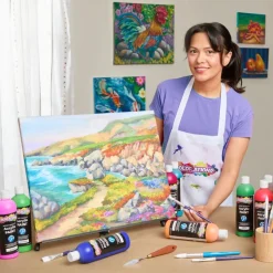Colorations® Paraben-Free Spectrum Acrylic Paint Set- 18 Colors