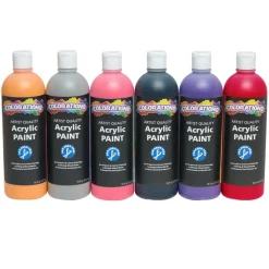 Colorations® Paraben-Free Sphere Acrylic Paint Set - 6 Colors
