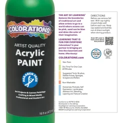 Colorations® Paraben-Free Tropical Acrylic Paint Set - 6 Colors