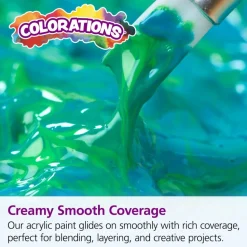 Colorations® Paraben-Free Tropical Acrylic Paint Set - 6 Colors