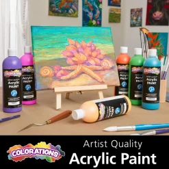 Colorations® Paraben-Free Tropical Acrylic Paint Set - 6 Colors