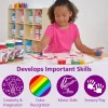 Colorations® Paraben-Free Washable Glitter Finger Paint, Set of 5 - 16 oz.