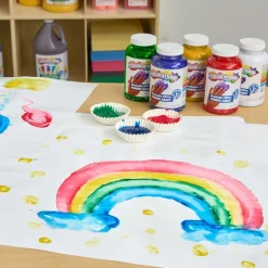 Colorations® Paraben-Free Washable Glitter Finger Paint, Set of 5 - 16 oz.