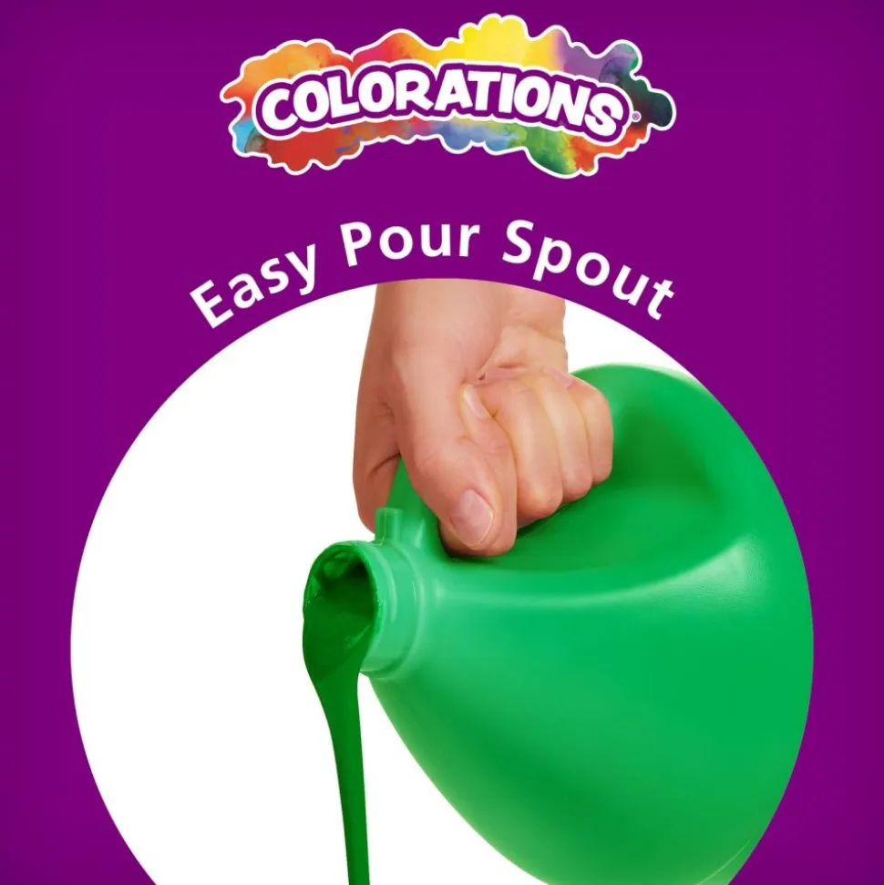 Colorations® Paraben-Free Washable Gel Paint Gallon - Set of 8