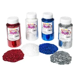 Colorations® Patriotic Colors Glitter - 4 Colors, EA 1 LB