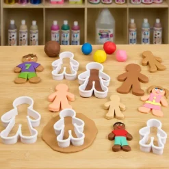 Colorations® People Shape Dough Cutters - Set of 5