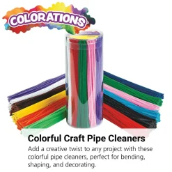 Colorations® Pipe Cleaners, Assorted Colors - Pack of 100
