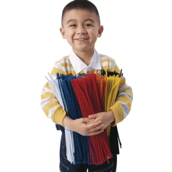 Colorations® 12" Pipe Cleaners - 1,000 Piece Value Pack, 10 colors, 100 Each