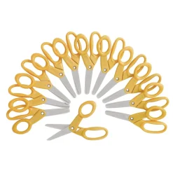 Colorations® 5" Plastic Blade Blunt Tip Scissors - Set of 12