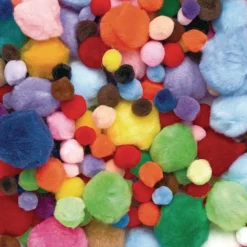 Colorations® Pom-Poms - 1 lb. Value Pack
