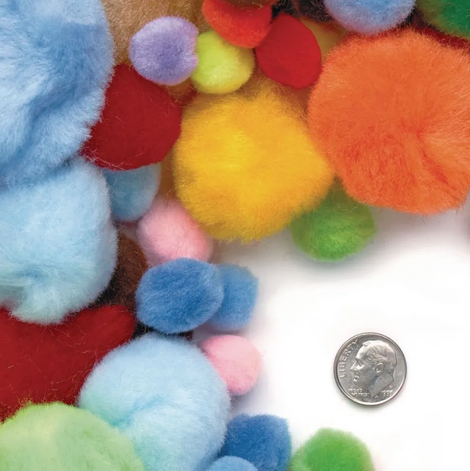 Colorations® Pom-Poms - 1 lb. Value Pack