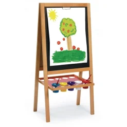 Colorations® Premium Free Standing Art Easel with Magnetic Dry Erase & Chalkboard