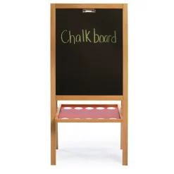 Colorations® Premium Free Standing Art Easel with Magnetic Dry Erase & Chalkboard