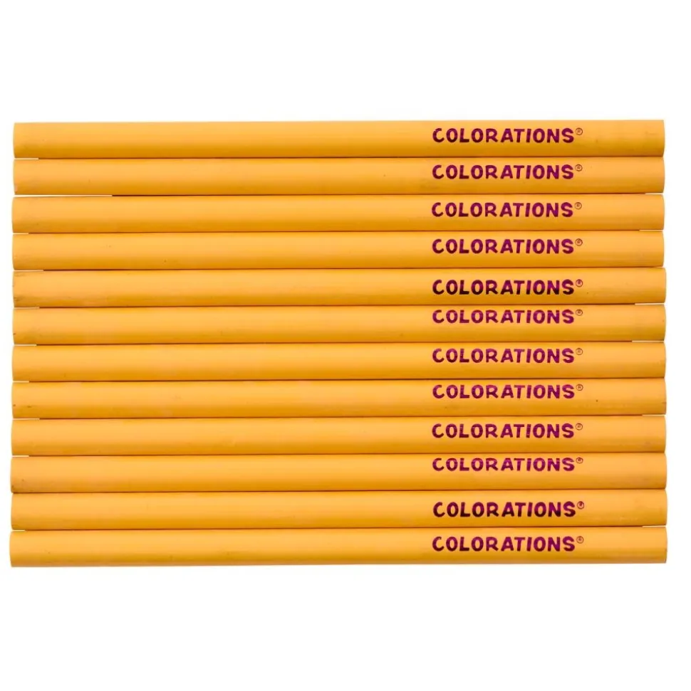 Colorations® Primary Pencils - Without Erasers, Set of 12