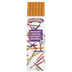 Colorations® Primary Pencils - Without Erasers, Set of 12