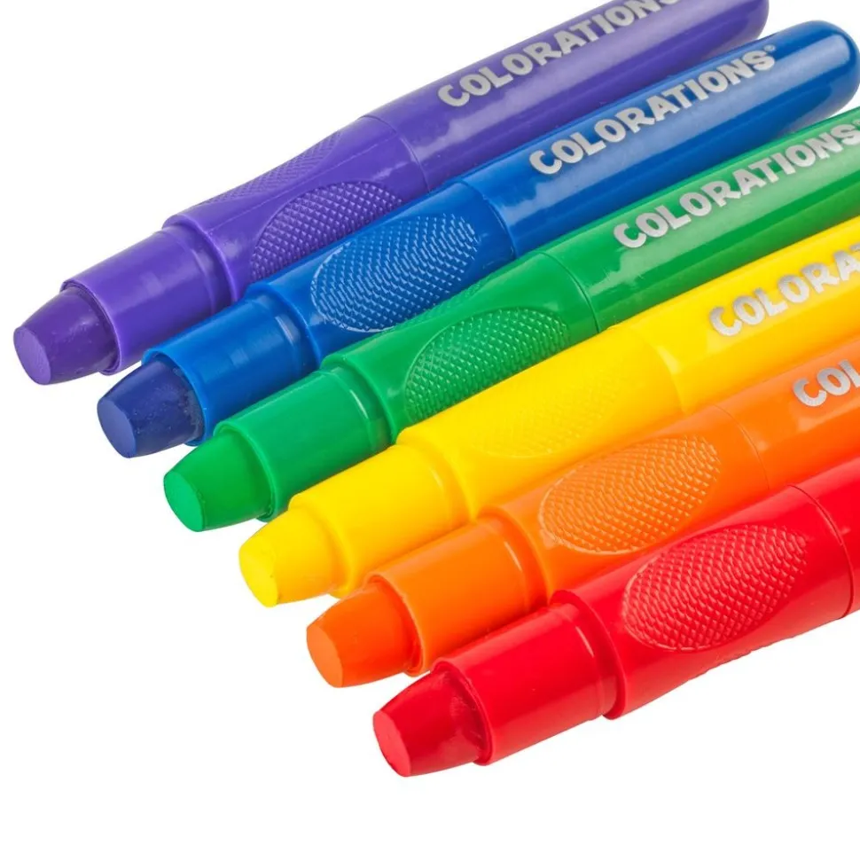 Colorations® Primary Smooth & Silky Sticks - 6 Colors
