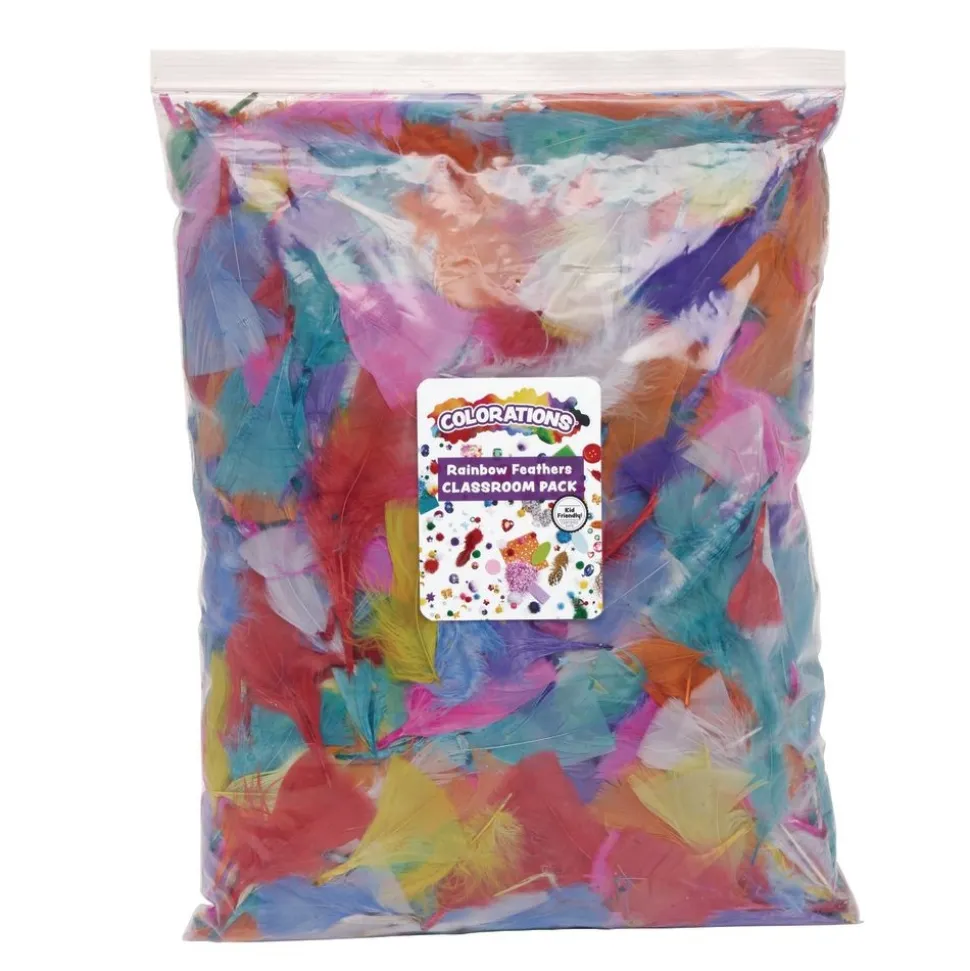 Colorations® Rainbow Feathers Classroom Value Pack - 8 oz.