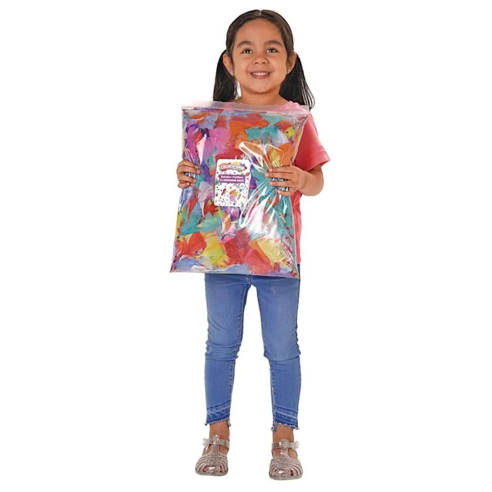 Colorations® Rainbow Feathers Classroom Value Pack - 8 oz.