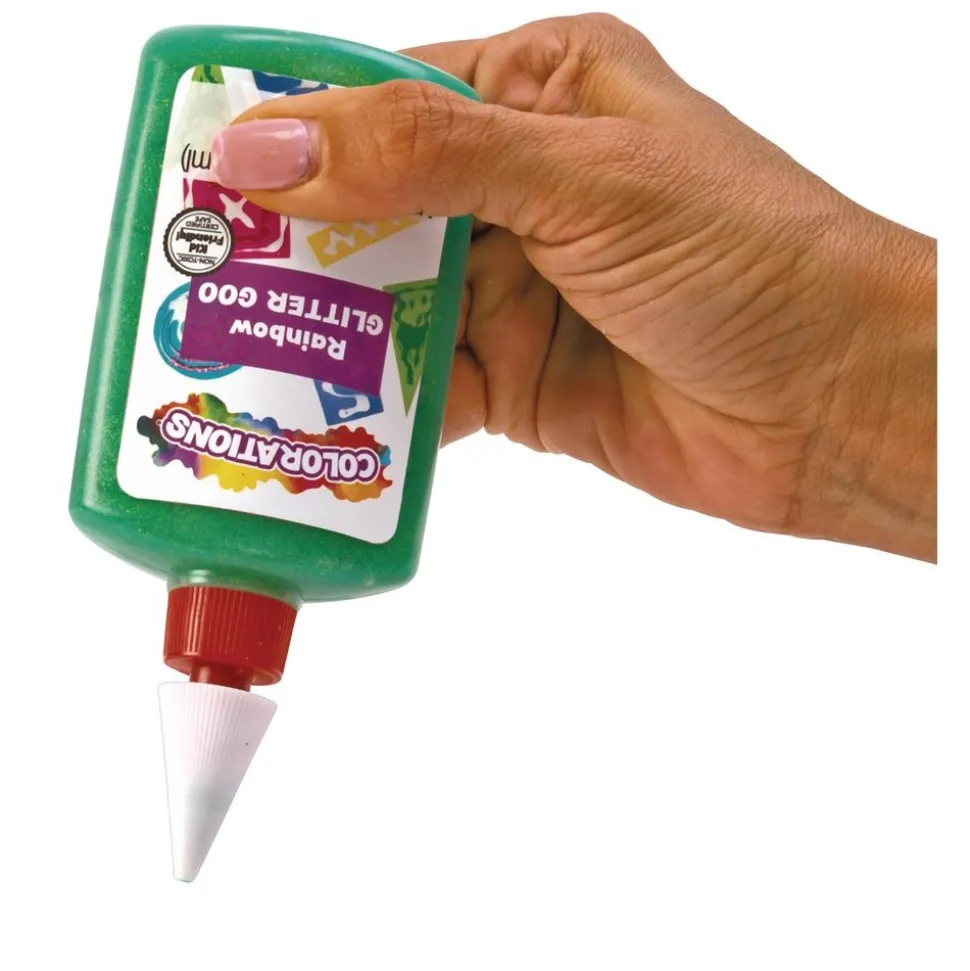 Colorations® Rainbow Glitter Glue, 4 oz. - Set of 6