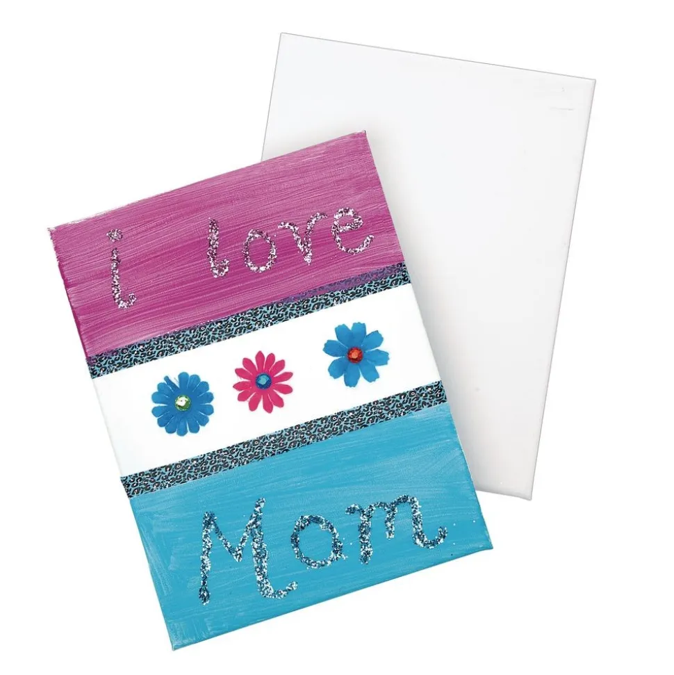 Colorations® Real Stretched Canvas - Set of 6