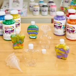 Colorations® Sand Art Kit- 24 Assorted Craft Bottles, 6 Sand Colors