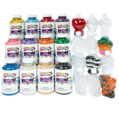 Colorations® Sand Art Kit- 48 Assorted Craft Bottles, 12 Sand Colors