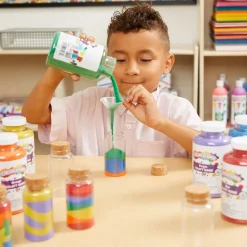 Colorations® Sand Art Kit- 36 Sand Art Bottles & 6 Craft Sand Colors