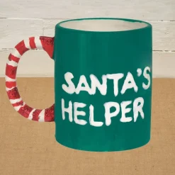 Colorations® Santa’s Helper Mugs Craft Kit - Includes Paint & Glitter