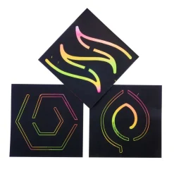 Colorations® Scratch Art Boards and Mindfulness Stencils