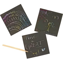 Colorations Scratch Art Kit - 125 Notes & 2 Styluses