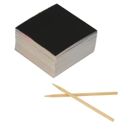 Colorations Scratch Art Kit - 125 Notes & 2 Styluses