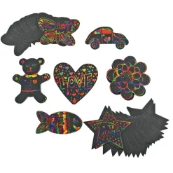 Colorations® Scratch Designs Shapes - Set of 98