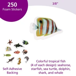 Colorations® Sea Life Photo Foam Stickers - 250 Pieces