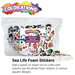 Colorations® Sea Life Photo Foam Stickers - 250 Pieces