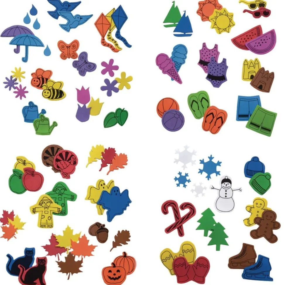 Colorations® Seasons Foam Shapes - Set of 4 Buckets
