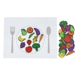 Colorations® Self-Adhesive Fruit & Veggie Foam - 500 pieces