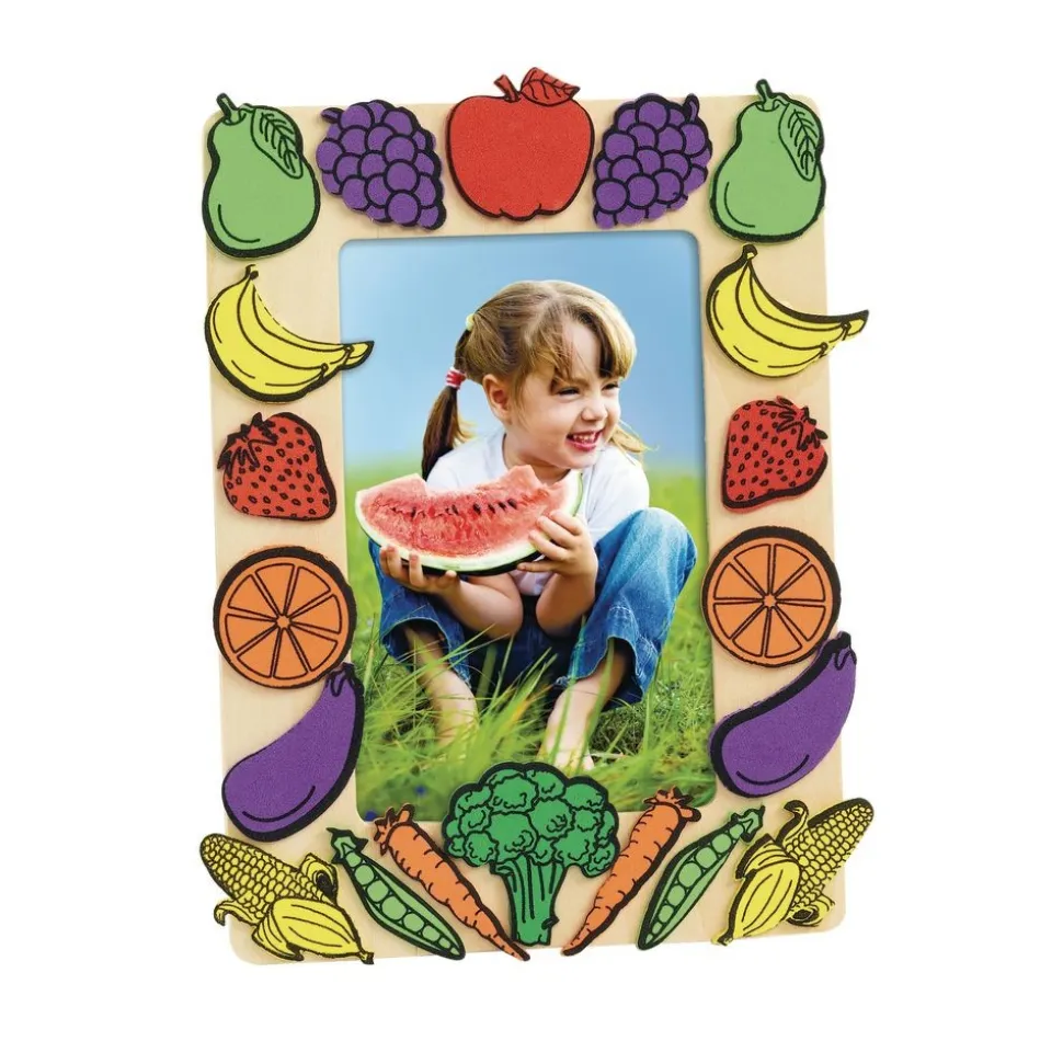 Colorations® Self-Adhesive Fruit & Veggie Foam - 500 pieces