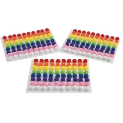 Colorations® Self-Adhesive Pom-Poms 240 Pieces