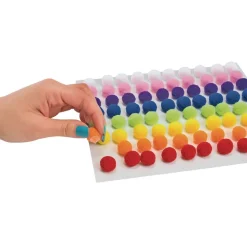 Colorations® Self-Adhesive Pom-Poms 240 Pieces