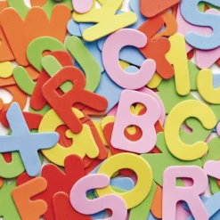 Colorations® Self-Adhesive Uppercase Foam Letter Shapes - 150 Pieces