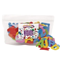 Colorations® Self-Adhesive Uppercase Foam Letter Shapes - 150 Pieces