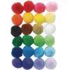 Colorations® Shades of Color Pom-Poms - Set of 6
