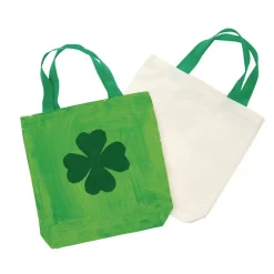 Colorations® Shamrock Canvas Tote Art - Makes 12 Crafts