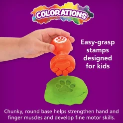 Colorations® Shapes & Numbers Dough Stampers - Set of 26