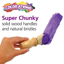 Colorations® Shaving Paint Brushes - Set of 6